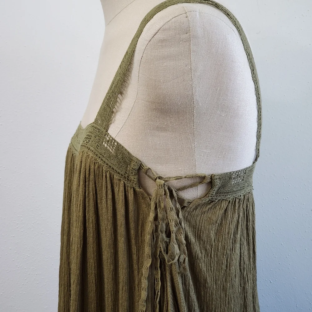 NWT Free People Sweet Thing Tunic Crochet Trim Dress/Top XS